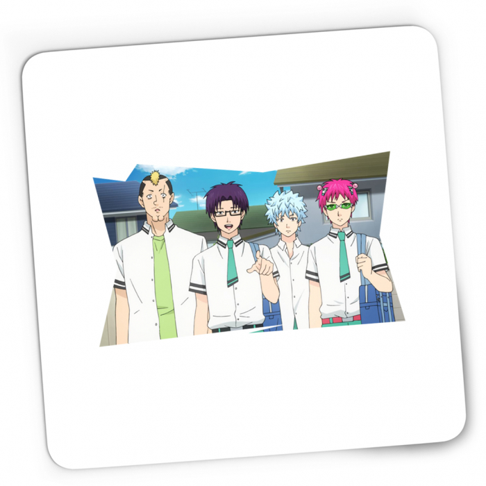 Mousepad Gaming Saiki K Team Anime Manga, 21x19 cm [1]