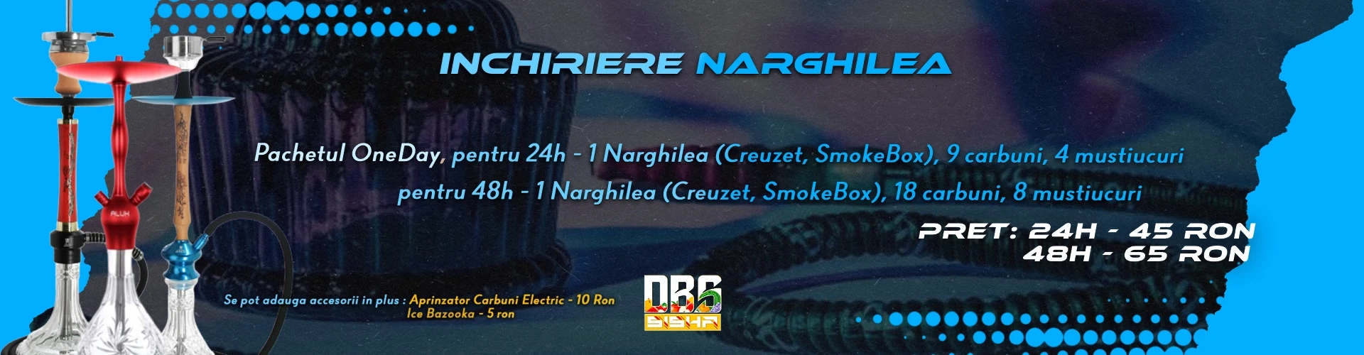 Inchiriere Narghilea Oradea, cele mai bune arome pentru narghilea