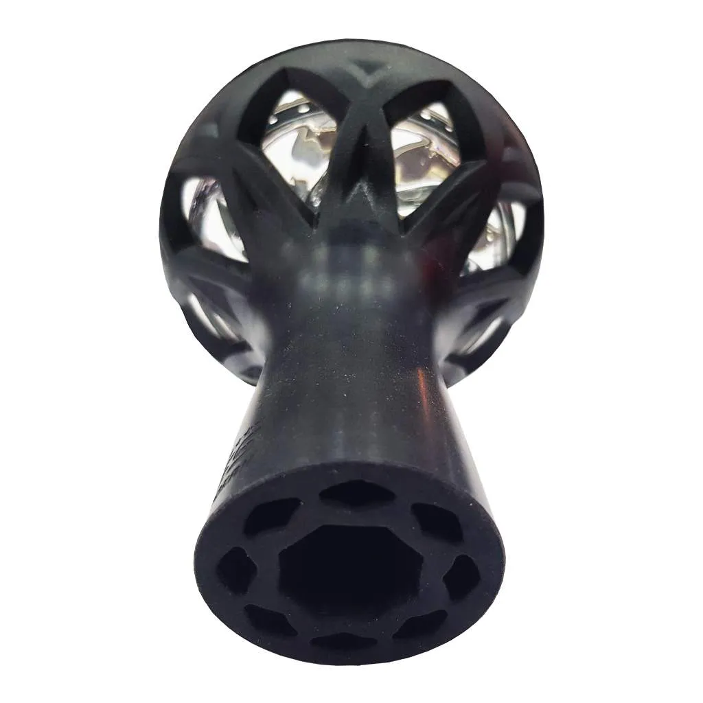 creuzet phunnel sticla silicon negru ceramica bowl shisha [2]