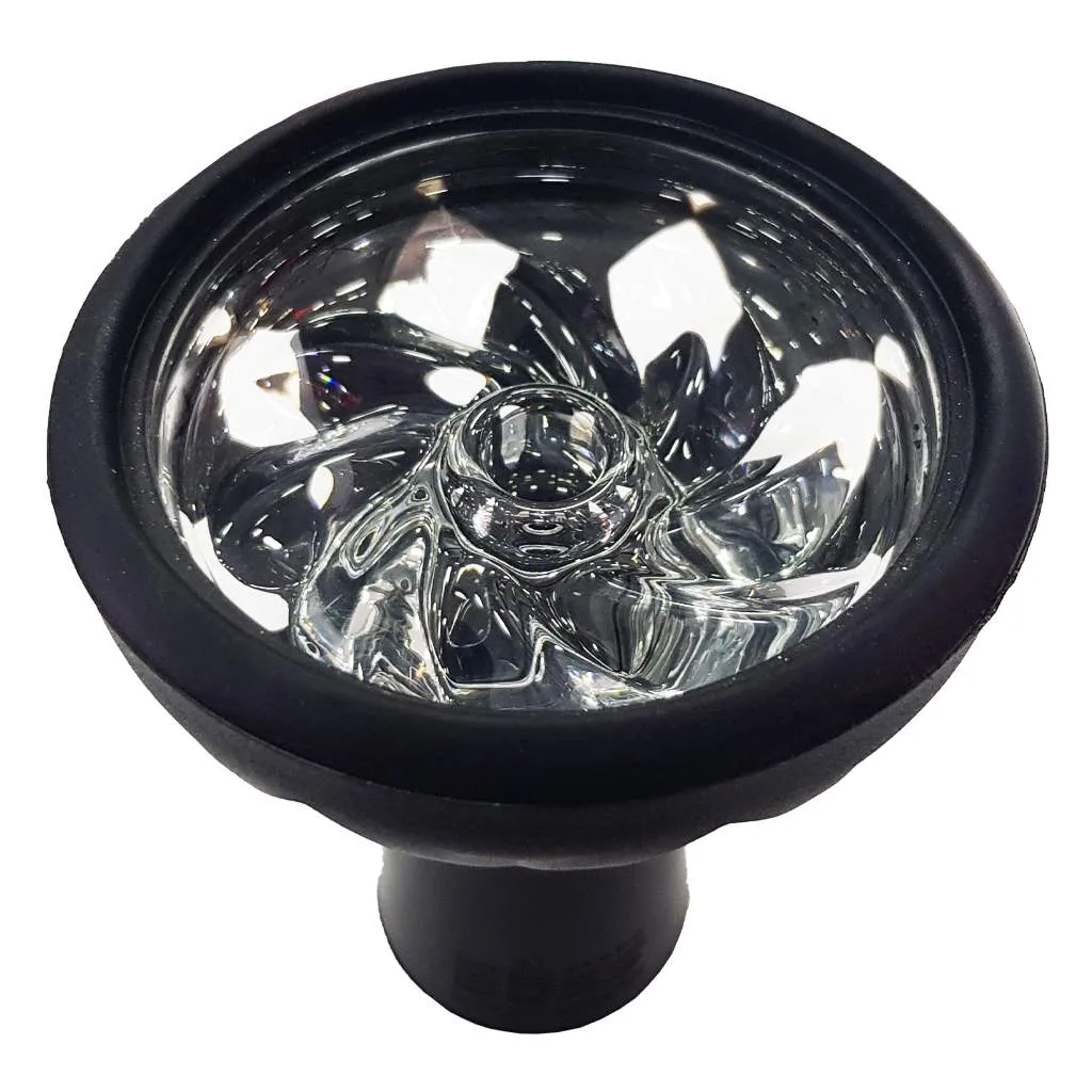 creuzet phunnel sticla silicon rosu ceramica bowl shisha [2]