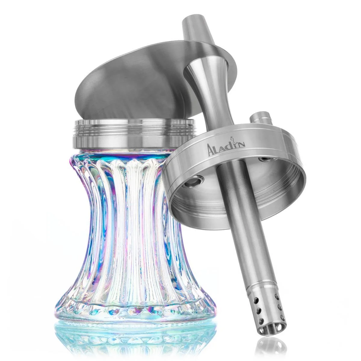 narghilea aladin 2go inox calitate lux premium [3]