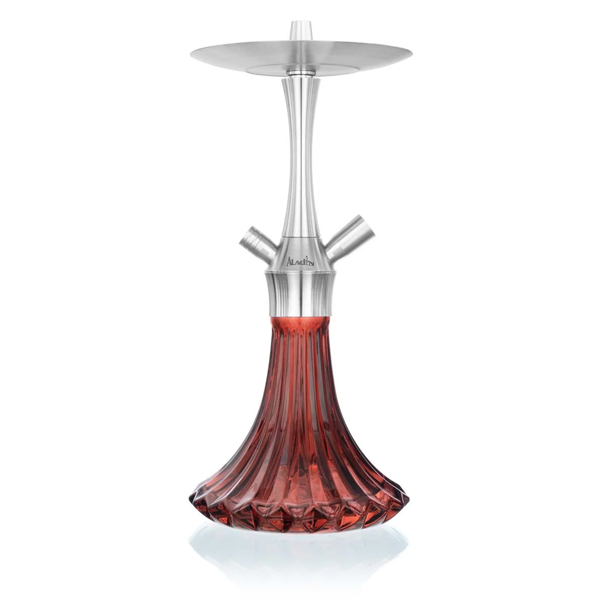 narghilea aladin MVP A36 inox calitate lux premium red [2]