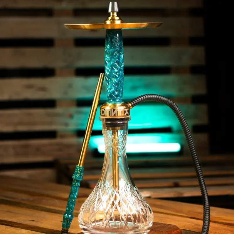 narghilea dmnt shisha alkimia proinox calitate lux premium turcoaz [2]