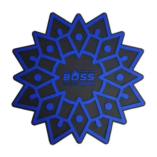 Protectie Vas Narghilea - protectie silicon baza vas narghilea shisha silicon albastru