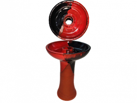 Creuzet Narghilea Phunnel - DUD VULCAN RED-BLACK [1]
