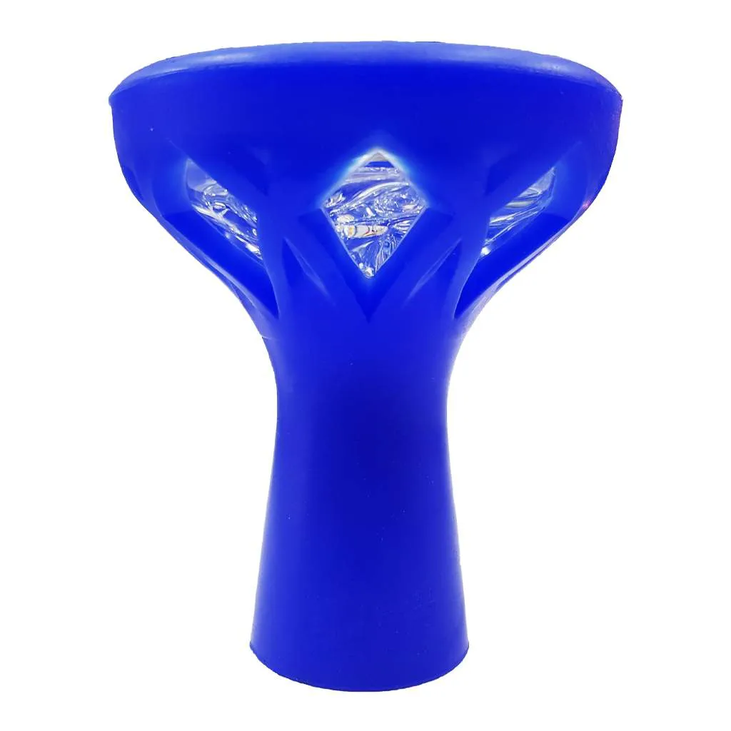 Creuzete - creuzet phunnel sticla silicon albastru ceramica bowl shisha