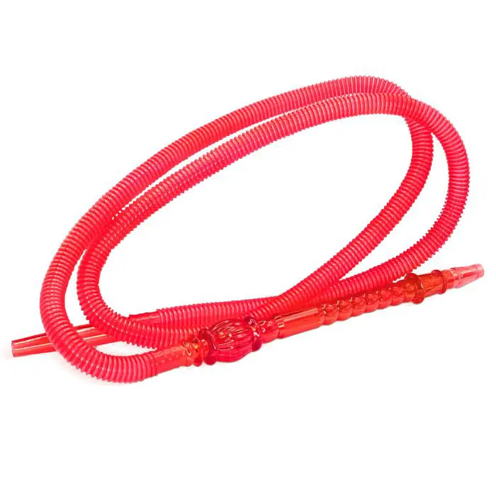 Accesorii - furtun narghilea shisha silicon hose aladin rosu plastic