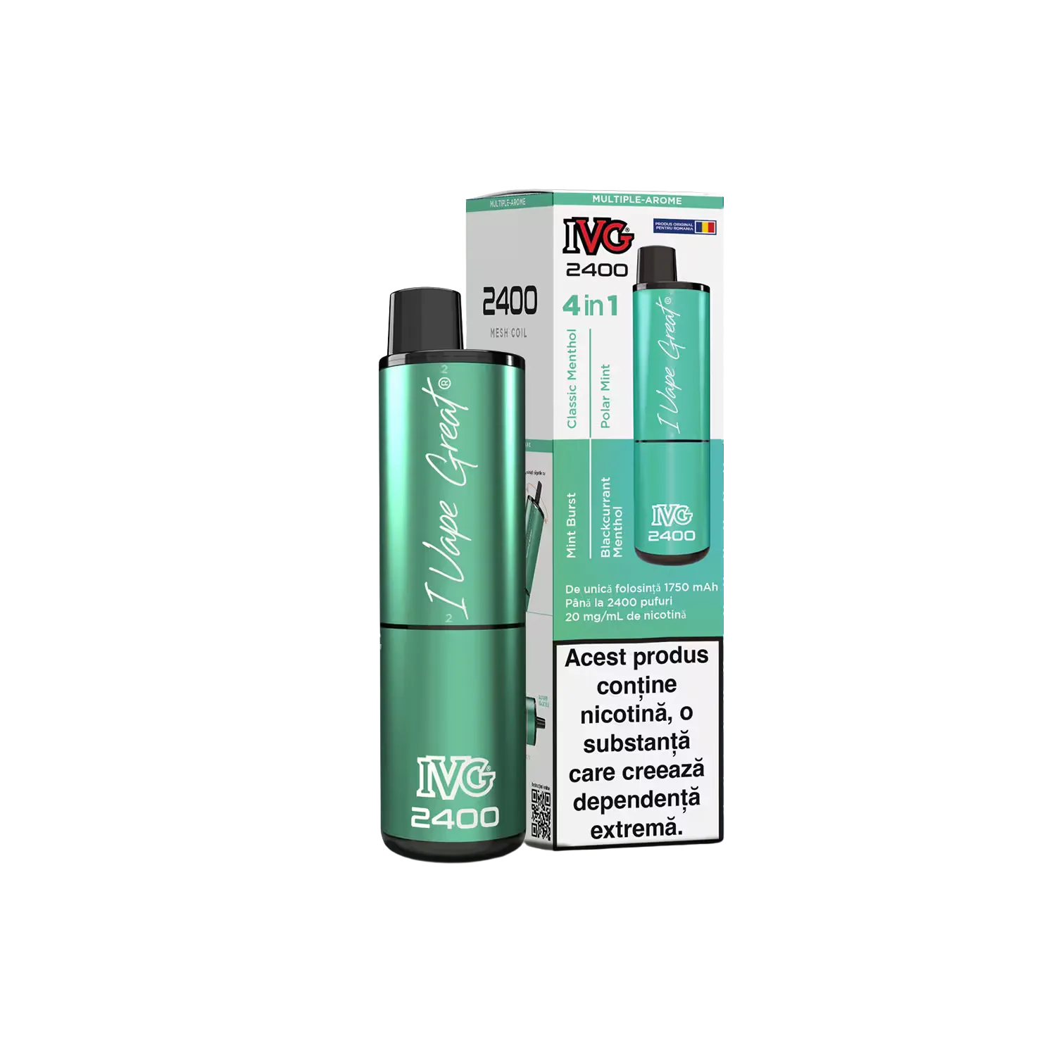 IVG 2400 4 in 1 - IVG 2400 4 in 1 - Menthol Edition