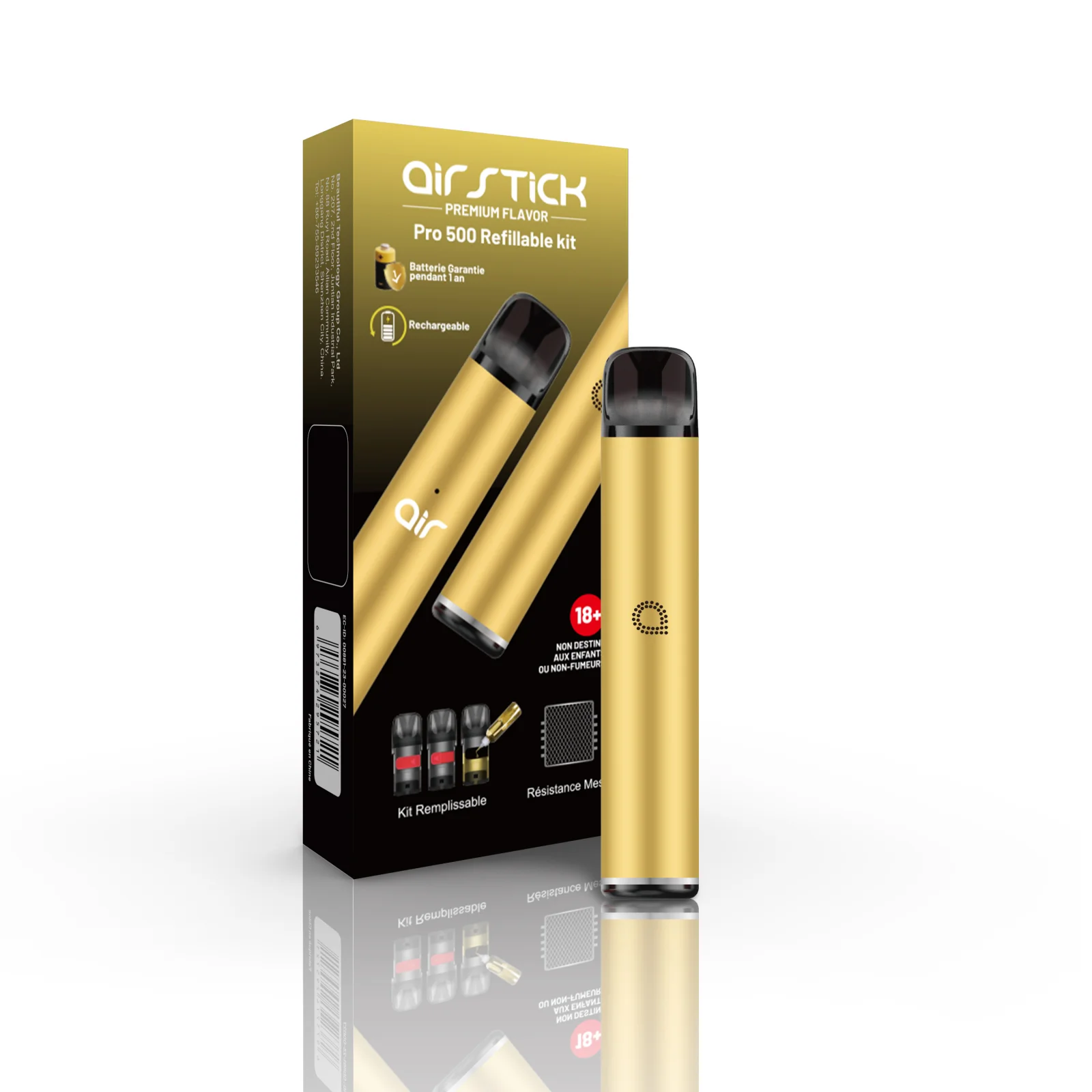Air Stick - kit tigara electronica vape pod airstick pro 500 gold