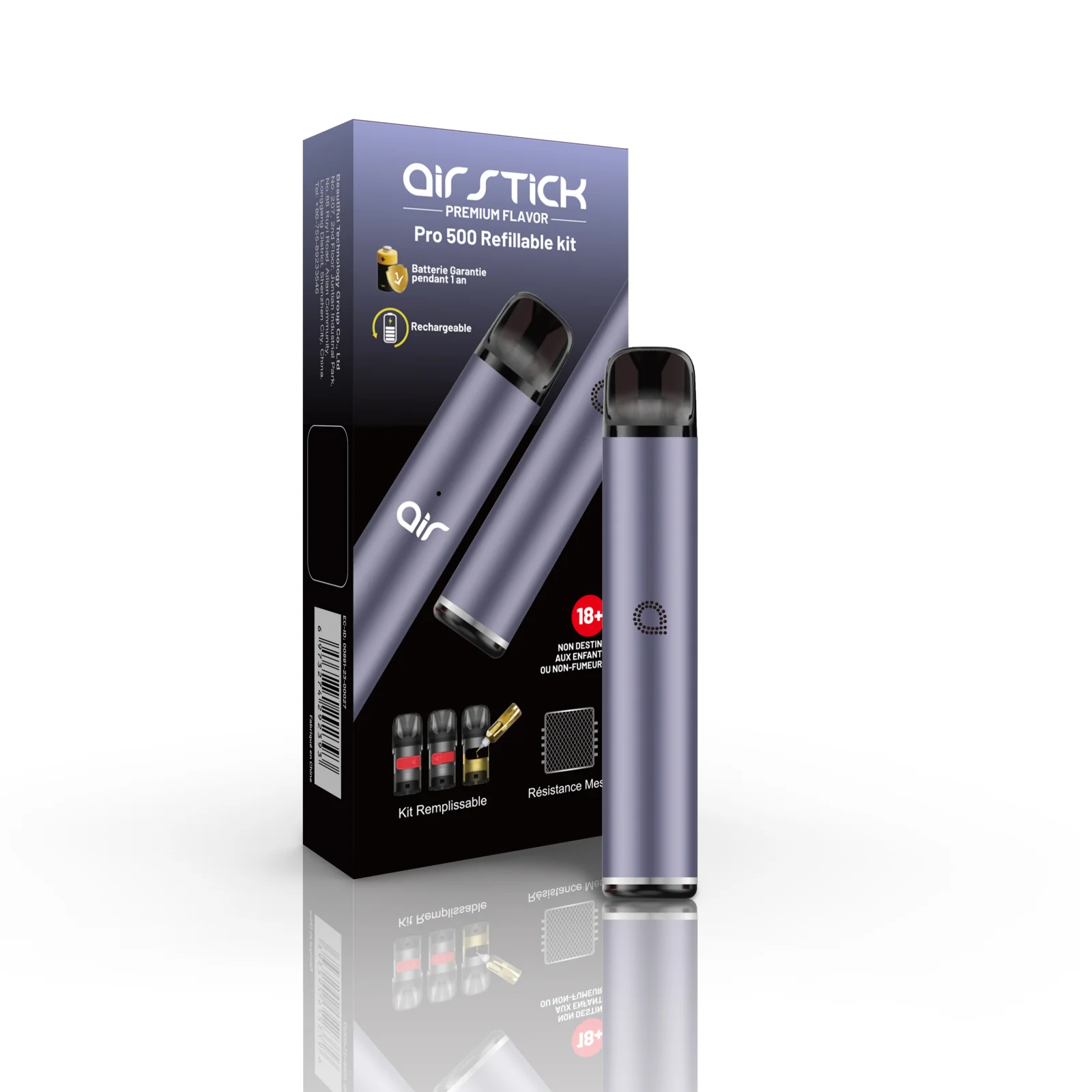 Air Stick - kit tigara electronica vape pod airstick pro 500 gunmetal