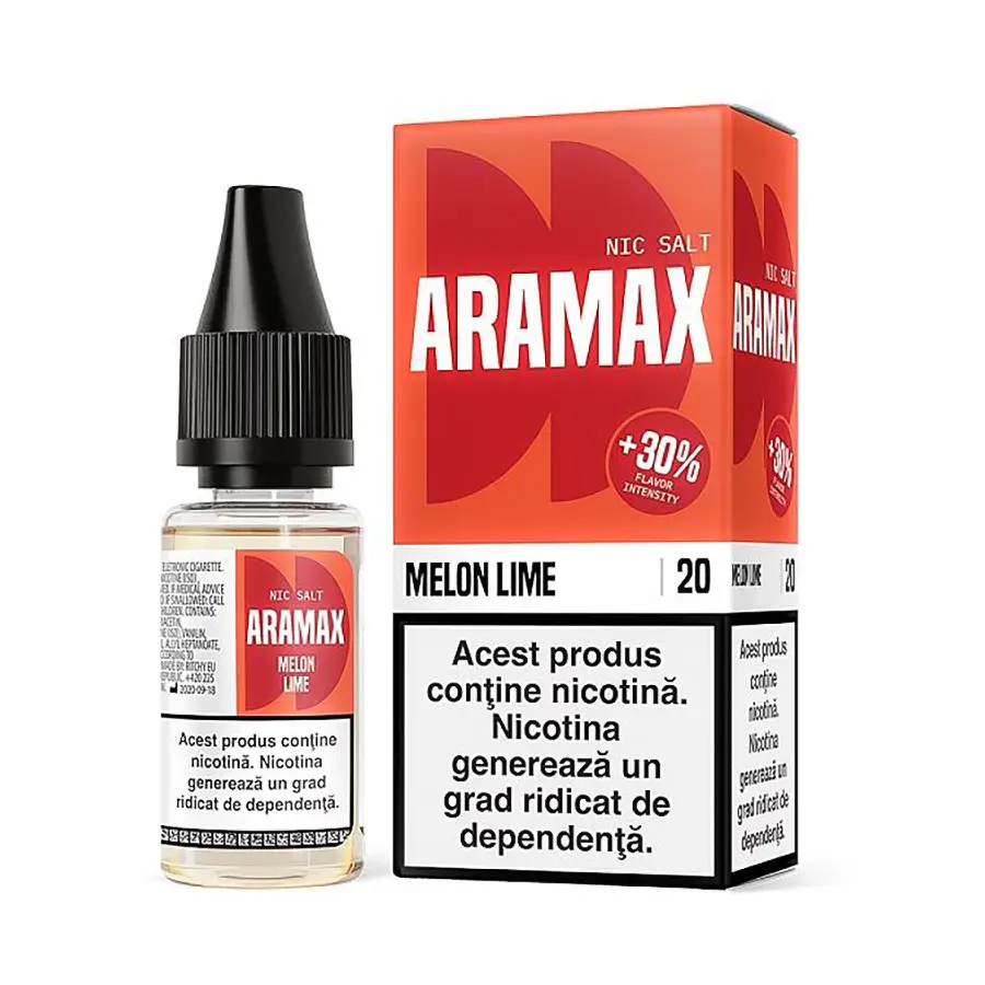 Vapat/Fumat - lichid nic salt aramax vape tigara electronica ejuice 10ml Melon Lime