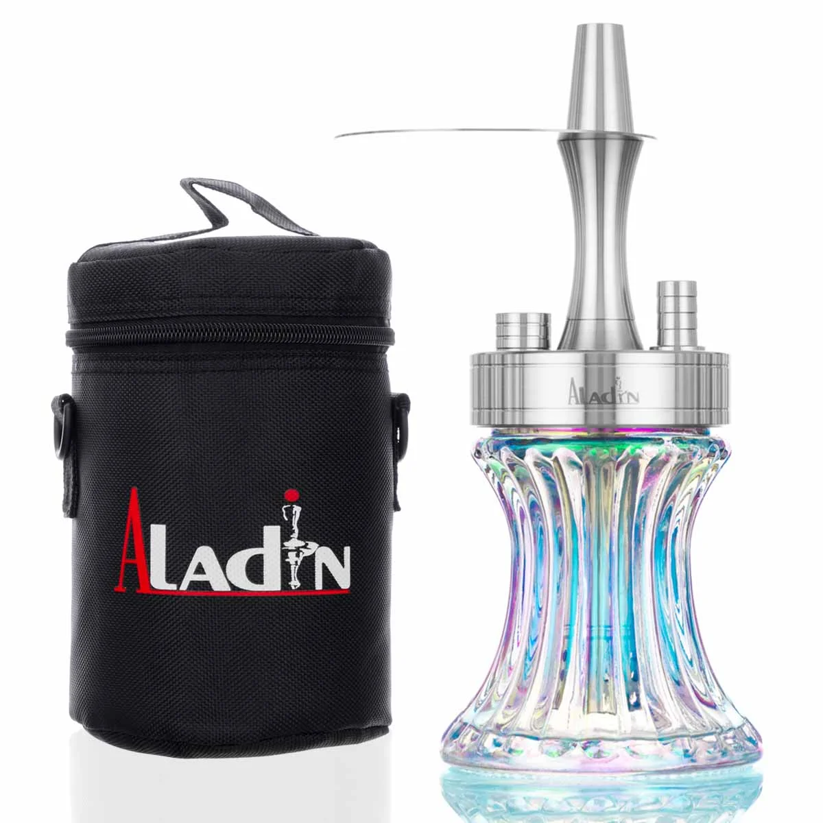 Narghilele - narghilea aladin 2go inox calitate lux premium