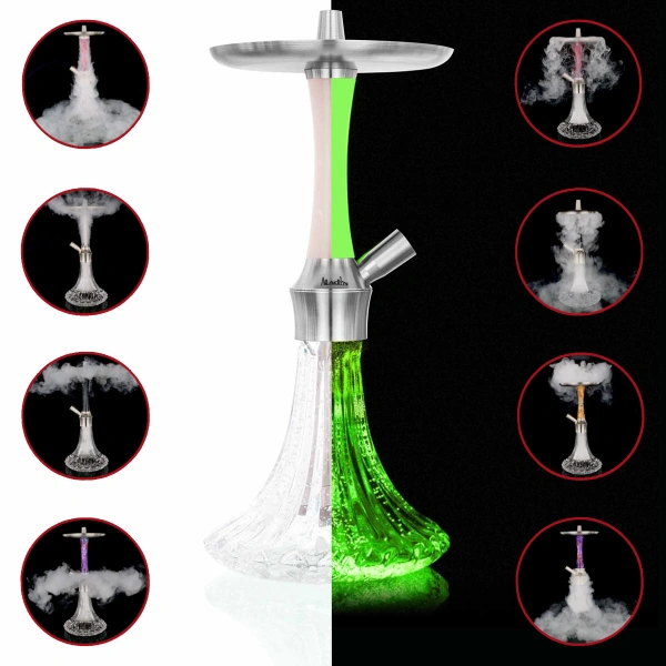 Narghilele - Narghilea Aladin Mvp Epox - Glow in Dark (Verde)