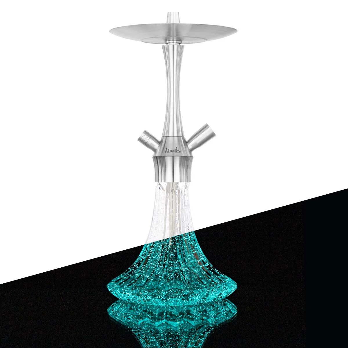 Narghilele - narghilea aladin MVP A36 inox calitate lux premium glow
