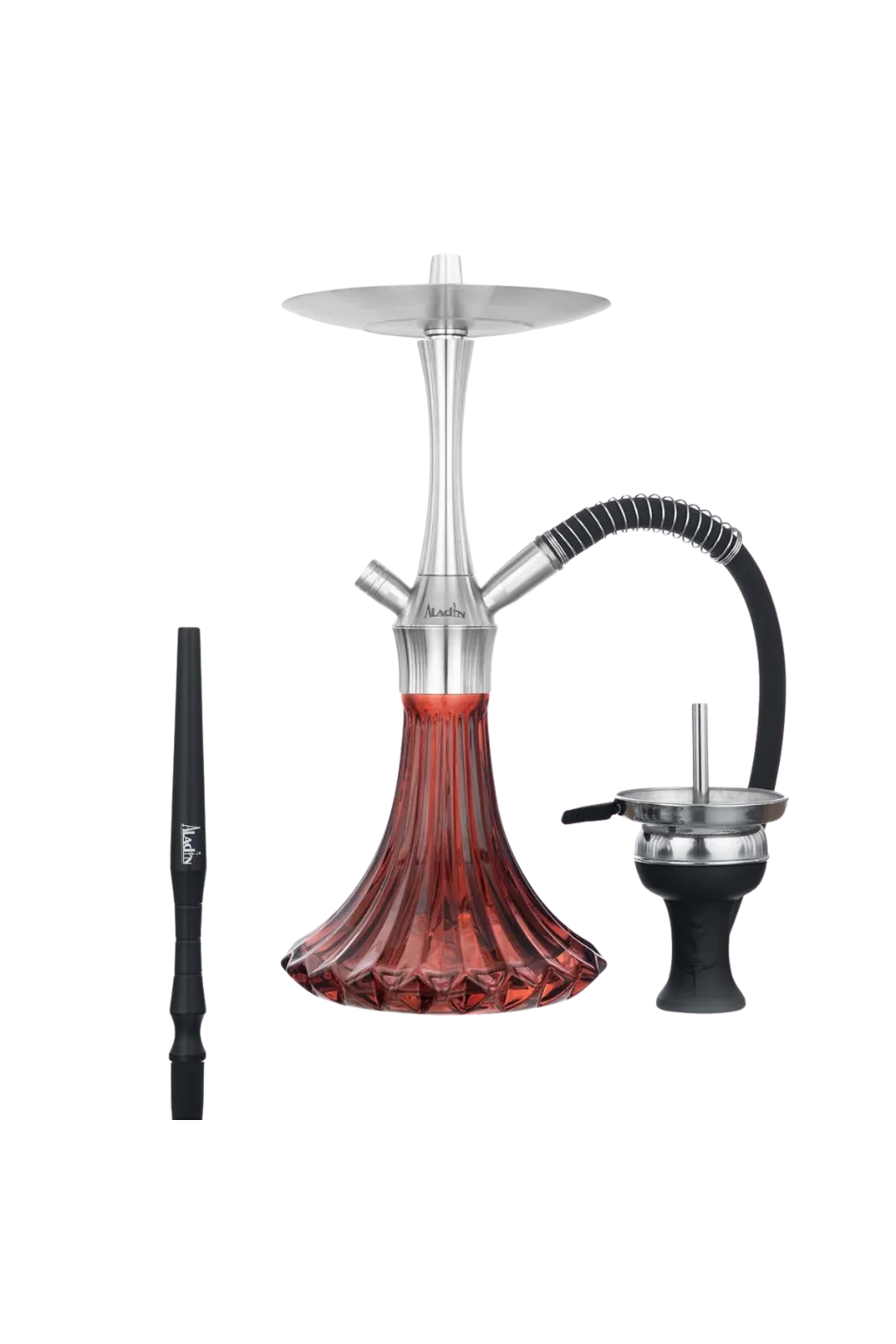 Narghilele - narghilea aladin MVP A36 inox calitate lux premium red