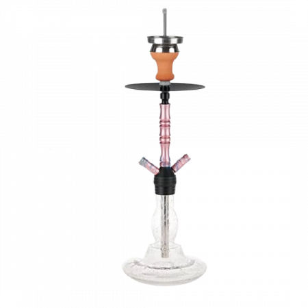 Narghilele - narghilea shisha hookah pink roz 60 cm inox premium calitate