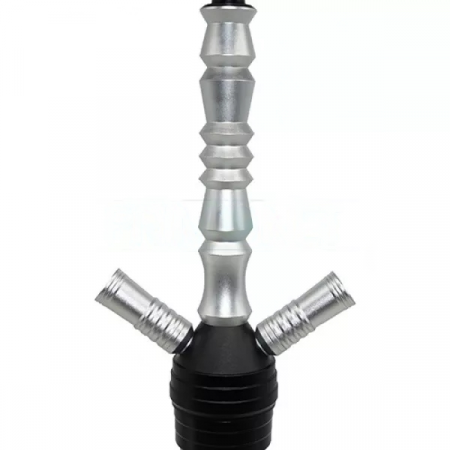 narghilea inox gri 52 cm premium lux calitate shisha hookah [2]