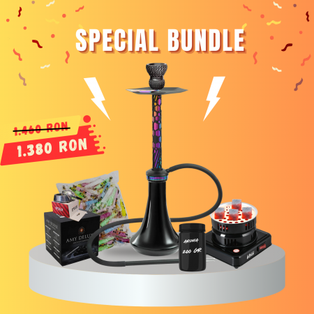 Pachete Promotionale - pachet promotional Narghilea Embery creuzet hmd aroma