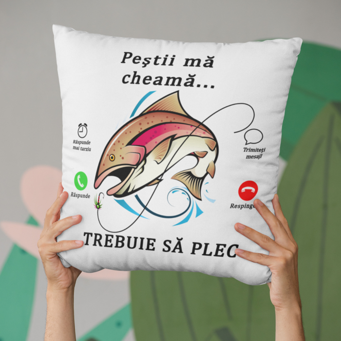 Pernă personalizată - Pentru pescari - Nari [3]