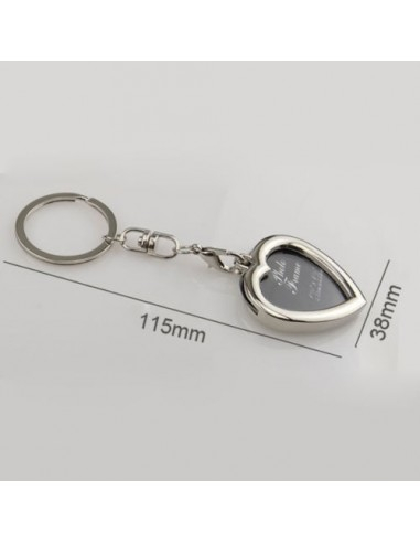 Breloc personalizat cu poză - inimă - Nari [4]