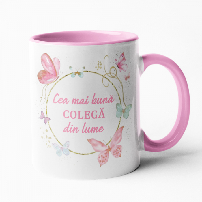 Cană personalizată - Cea mai bună colegă din lume! - Nari [1]