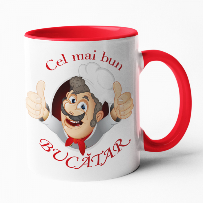Cană personalizată cu mesajul -  Cel mai bun bucătar - Nari [1]