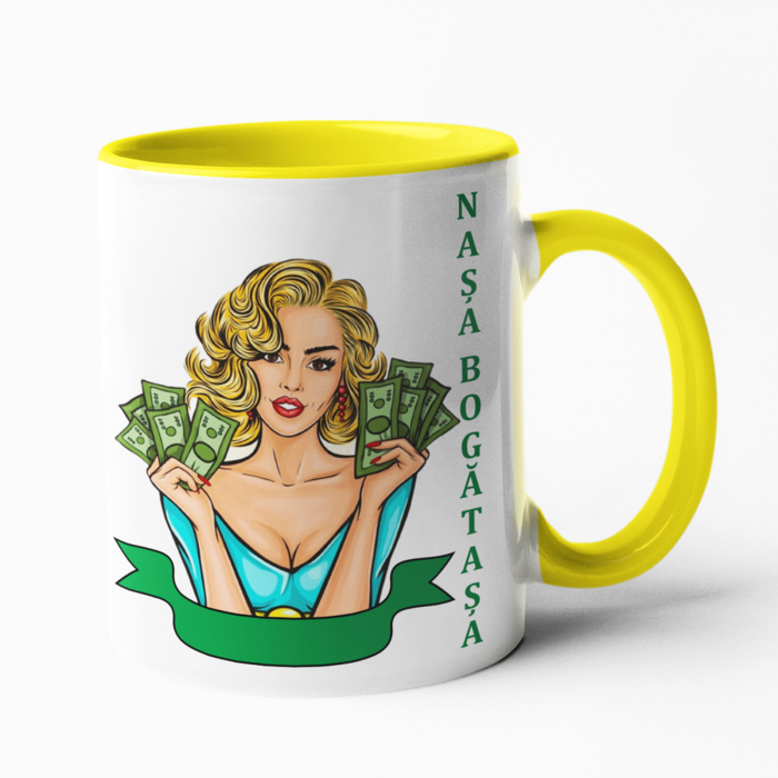 Cană personalizată - Nașa bogătașa- Nari [1]
