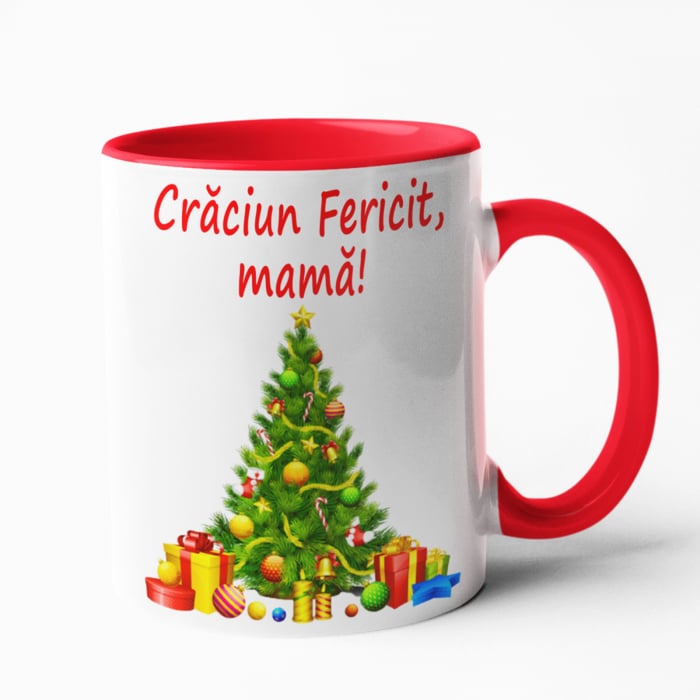 Cană personalizată  pentru mamă - Crăciun fericit - Nari [1]
