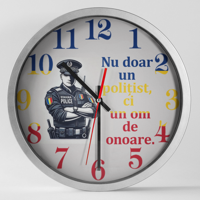 Ceas personalizat - Polițist  - NARI [1]