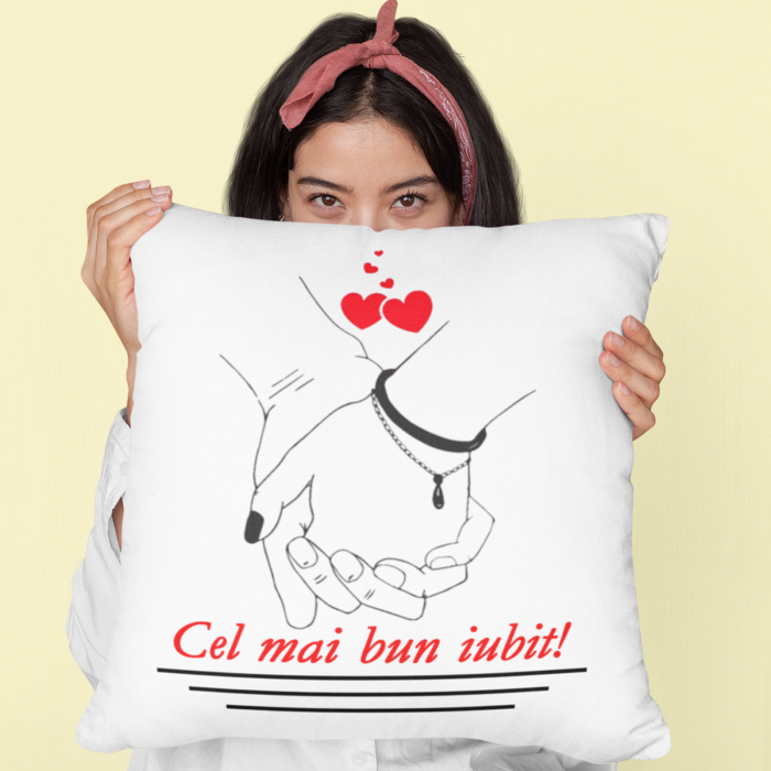 Perna personalizata cu mesajul „Cel mai bun iubit!” -  Nari [2]