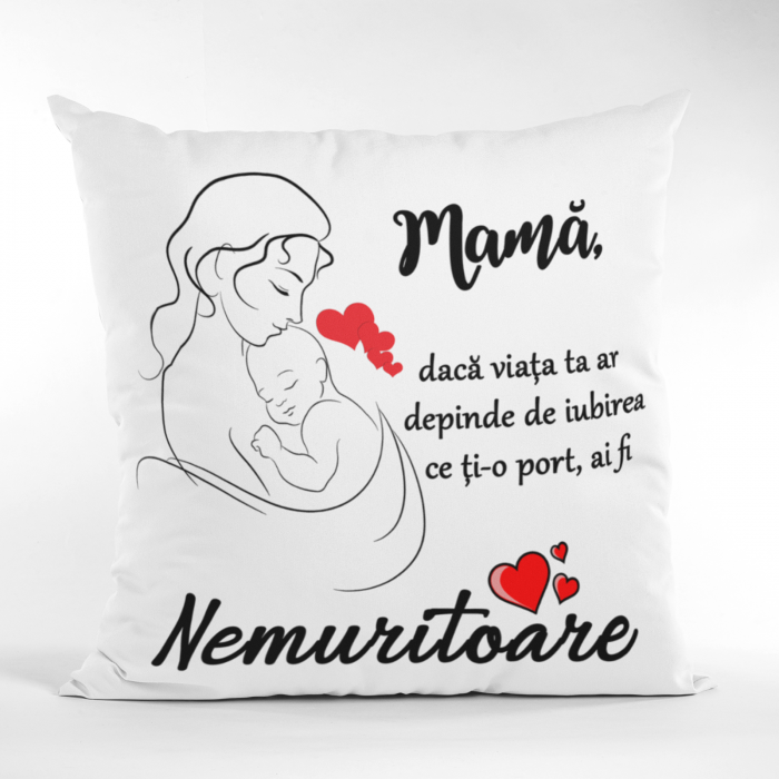 Perna personalizata cu mesajul ”Mama nemuritoare„ - Nari [2]