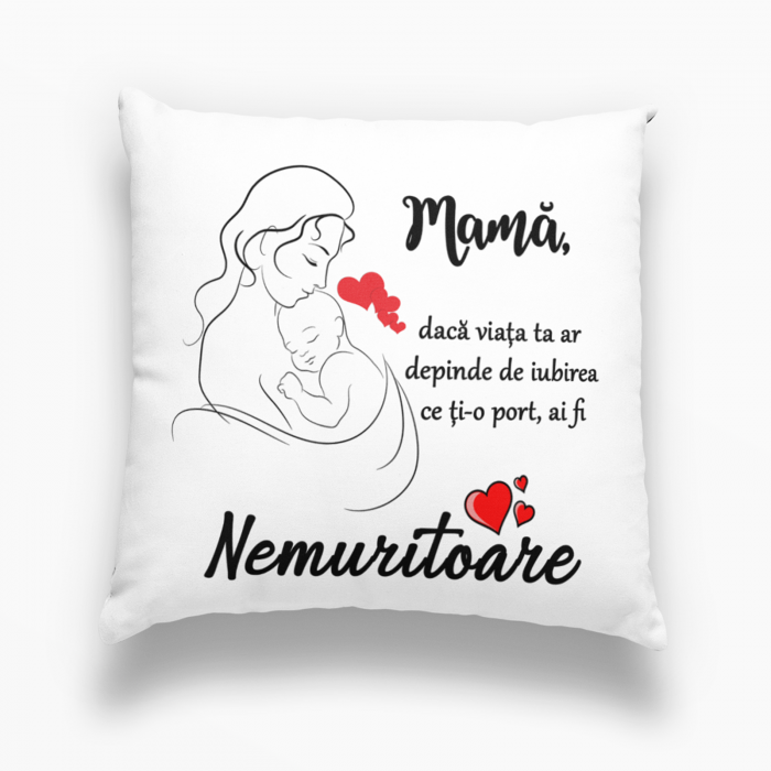 Perna personalizata cu mesajul ”Mama nemuritoare„ - Nari [1]