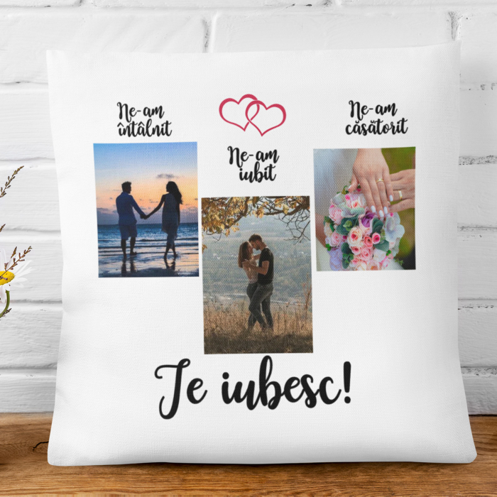 Pernă personalizată - Te iubesc! - Model 3 - Nari [2]