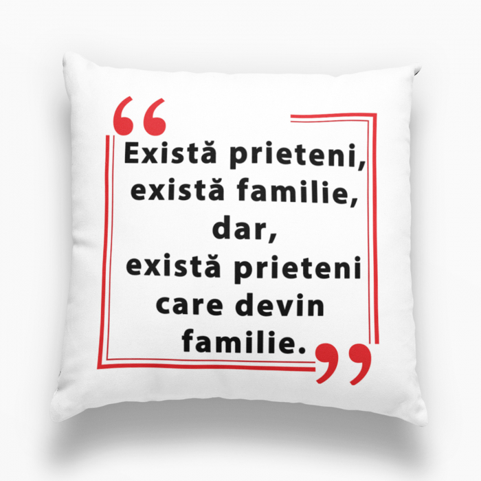 Pernă personalizată - Există prieteni.... - NARI [1]