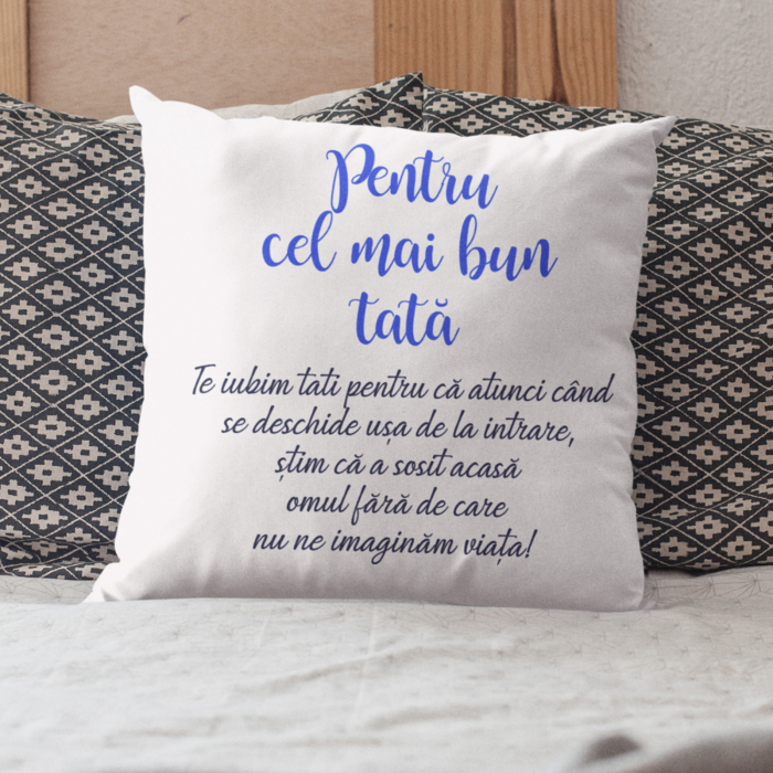 Pernă personalizată - Cel mai bun tată - NARI [3]