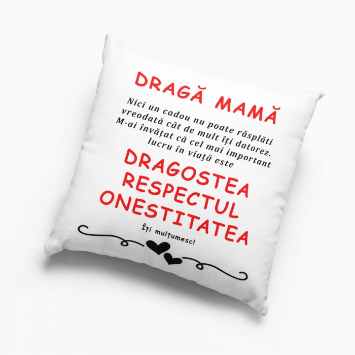 Pernă personalizată - Dragă mamă - NARI [2]