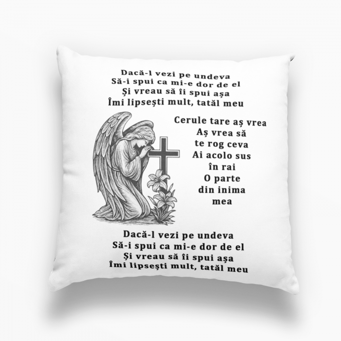Pernă personalizată - Omagiu pentru tata - NARI [1]