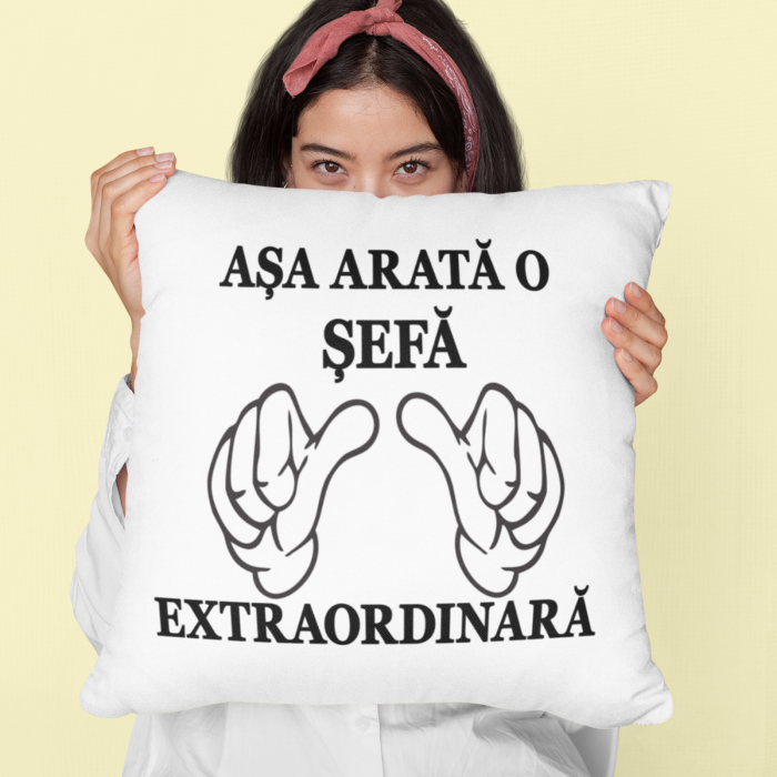 Pernă personalizată pentru șefă - Nari [2]