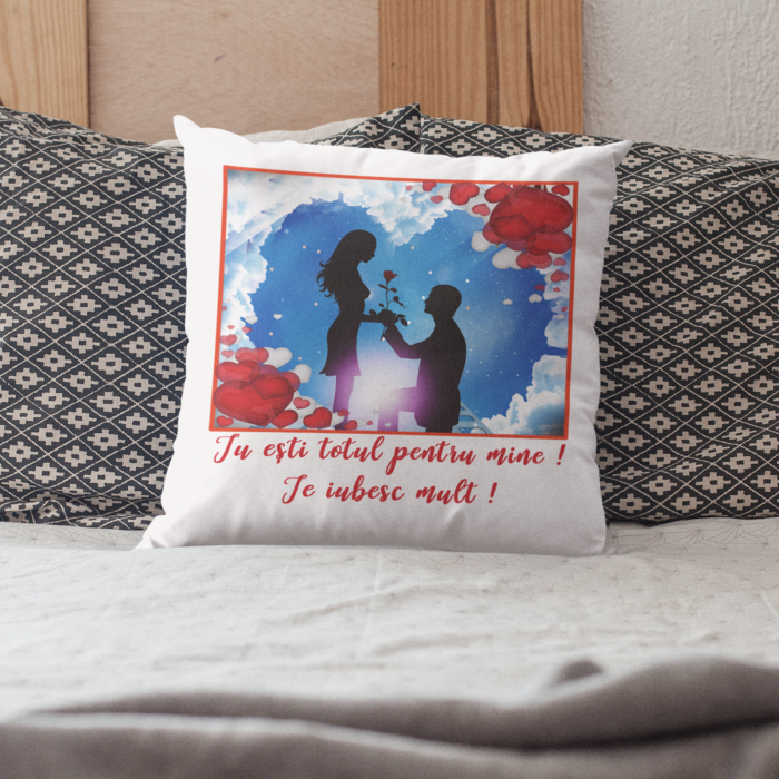 Pernă personalizată - Tu ești totul pentru mine! - Nari [2]