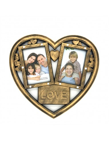Rama foto cu lumini HEART 2 poze - NARI [2]