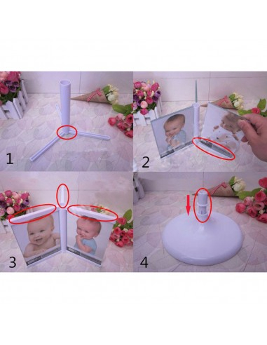 Rama foto personalizată rotativa cu 6 poze - Nari [2]