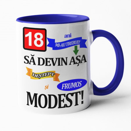 Căni personalizate - Cană personalizată - 18 ani mi-au trebuit să arăt așa de bine - Nari