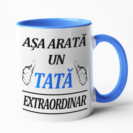 Căni personalizate - Cană personalizată - Așa arată un tată extraordinar!
