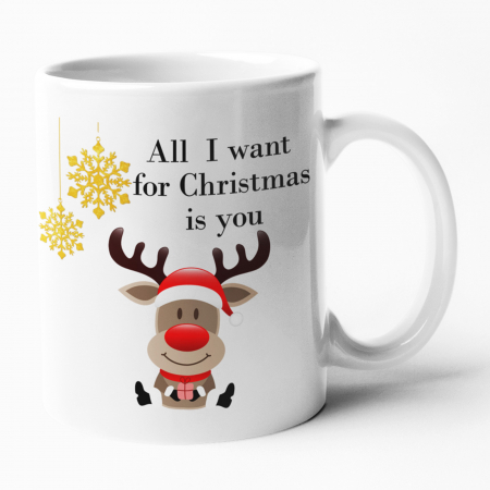 Cană personalizată -  All I want for Christmas is you -  Nari [2]