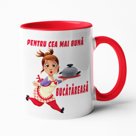 Cană personalizată - Cea mai bună bucătăreasă.