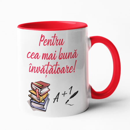 Căni personalizate - Cană personalizată - Cea mai bună învățătoare! - Nari