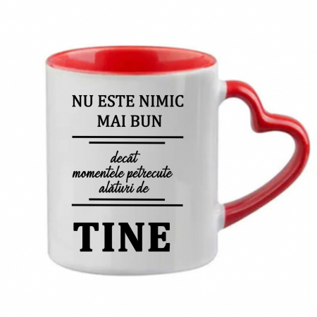 Valentine s Day❤️ - Cană personalizată - Momentele petrecute cu tine - NARI