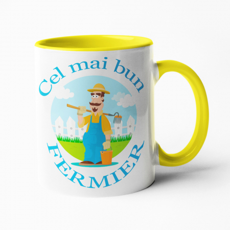 Căni personalizate - Cană personalizată - Cel mai bun fermier - Nari