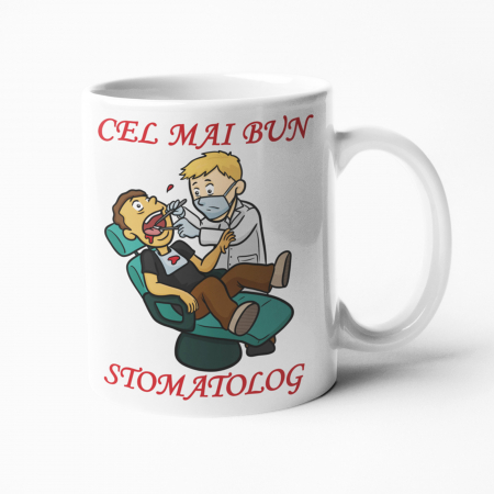 Căni personalizate - Cană personalizată - Cel mai bun stomatolog - Nari