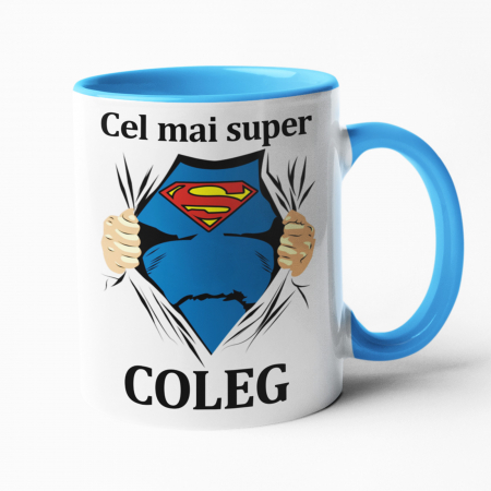 Căni personalizate - Cană personalizată - Cel mai super coleg - Nari